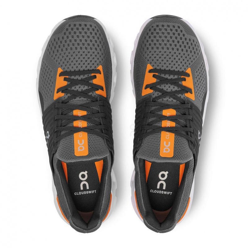 Grey / Orange On Cloudswift Men's Road Running Shoes | USA_ON8603