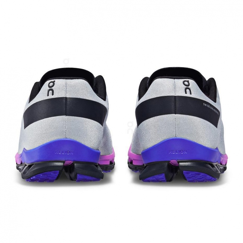 Grey / Purple On Cloudflash Sensa Men's Road Running Shoes | USA_ON8249