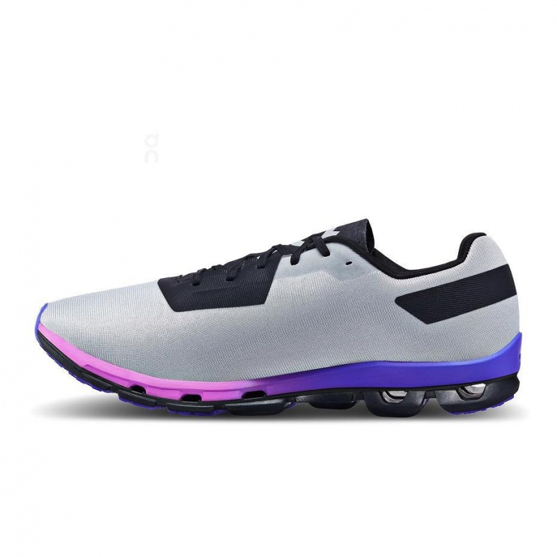 Grey / Purple On Cloudflash Sensa Men's Road Running Shoes | USA_ON8249