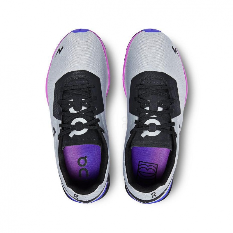 Grey / Purple On Cloudflash Sensa Men's Road Running Shoes | USA_ON8249
