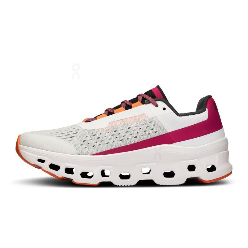 Grey / Red On Cloudmonster Women's Road Running Shoes | USA_ON8755