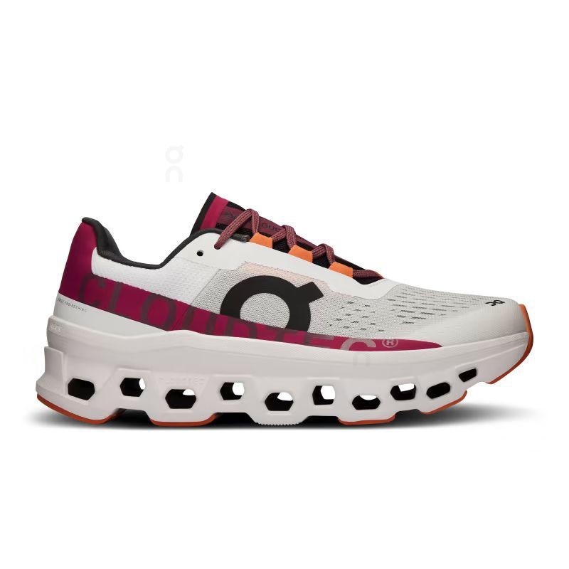 Grey / Red On Cloudmonster Women\'s Road Running Shoes | USA_ON8755