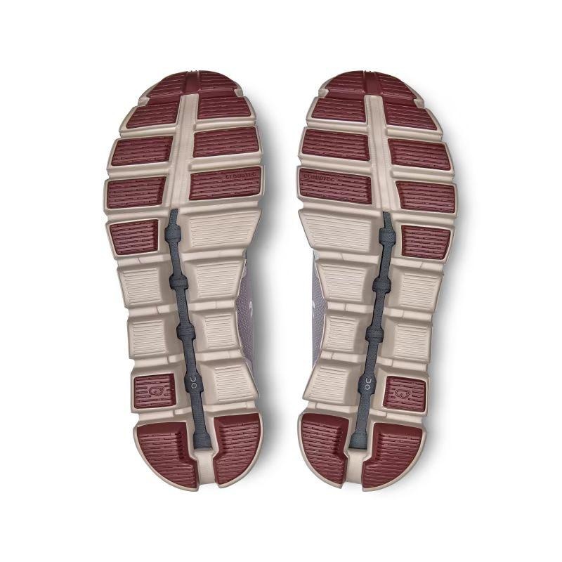 Grey / Red / Black On Cloud 5 Women's Sneakers | USA_ON9026
