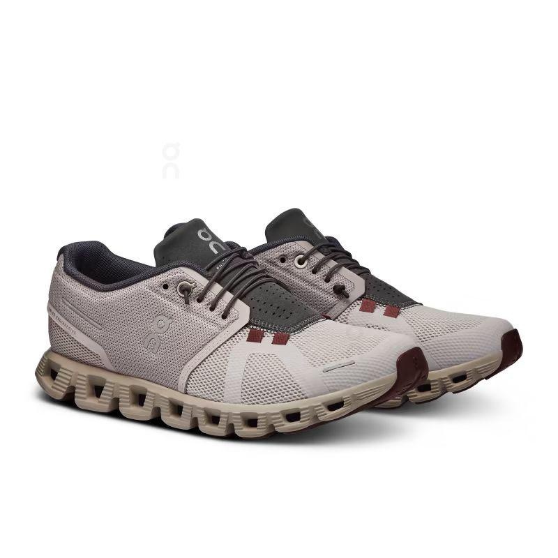 Grey / Red / Black On Cloud 5 Women's Sneakers | USA_ON9026