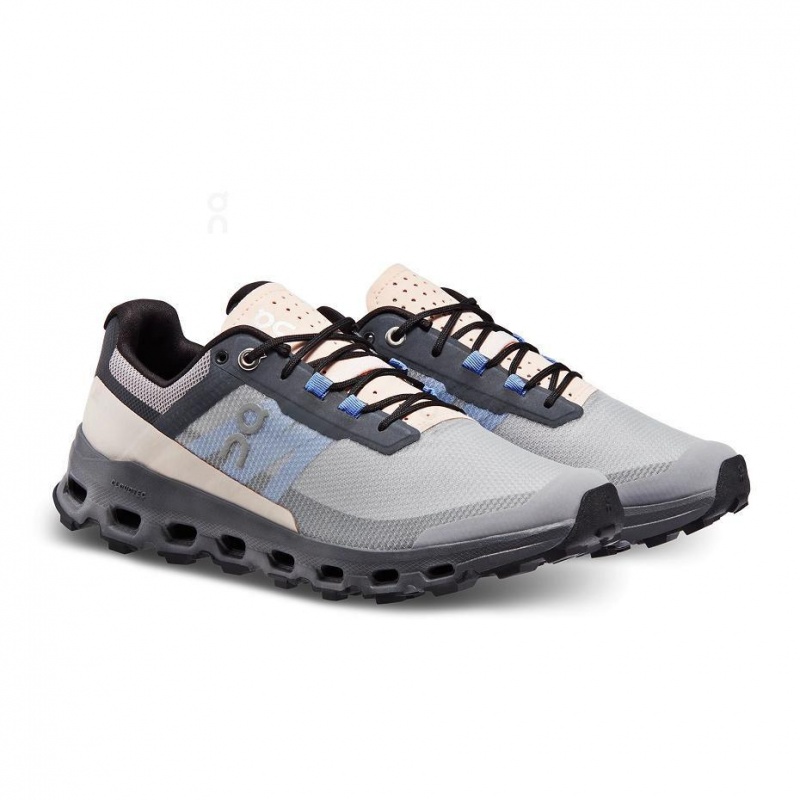 Grey / Rose On Cloudvista Women's Trail Running Shoes | USA_ON8762