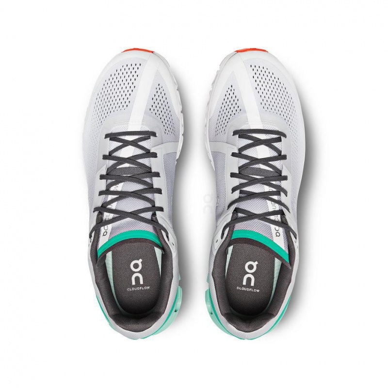 Grey / Turquoise On Cloudflow Men's Road Running Shoes | USA_ON8189