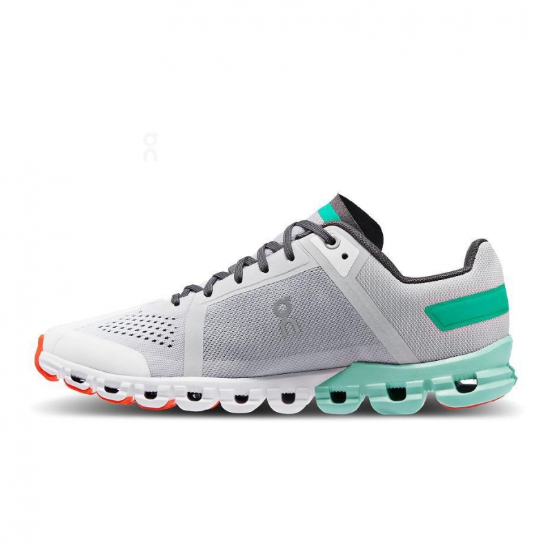 Grey / Turquoise On Cloudflow Women's Road Running Shoes | USA_ON1172