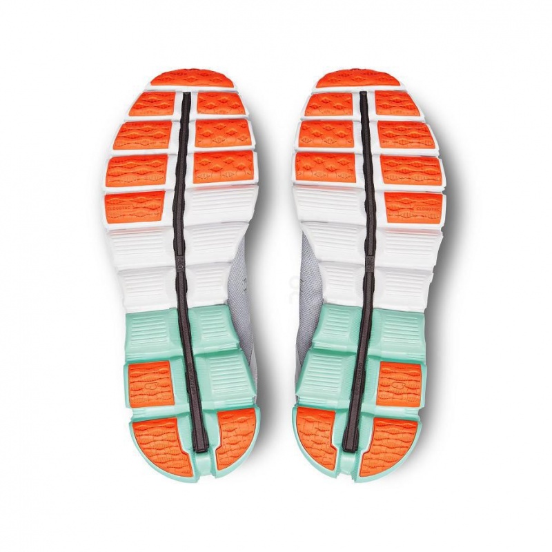 Grey / Turquoise On Cloudflow Women's Road Running Shoes | USA_ON1172