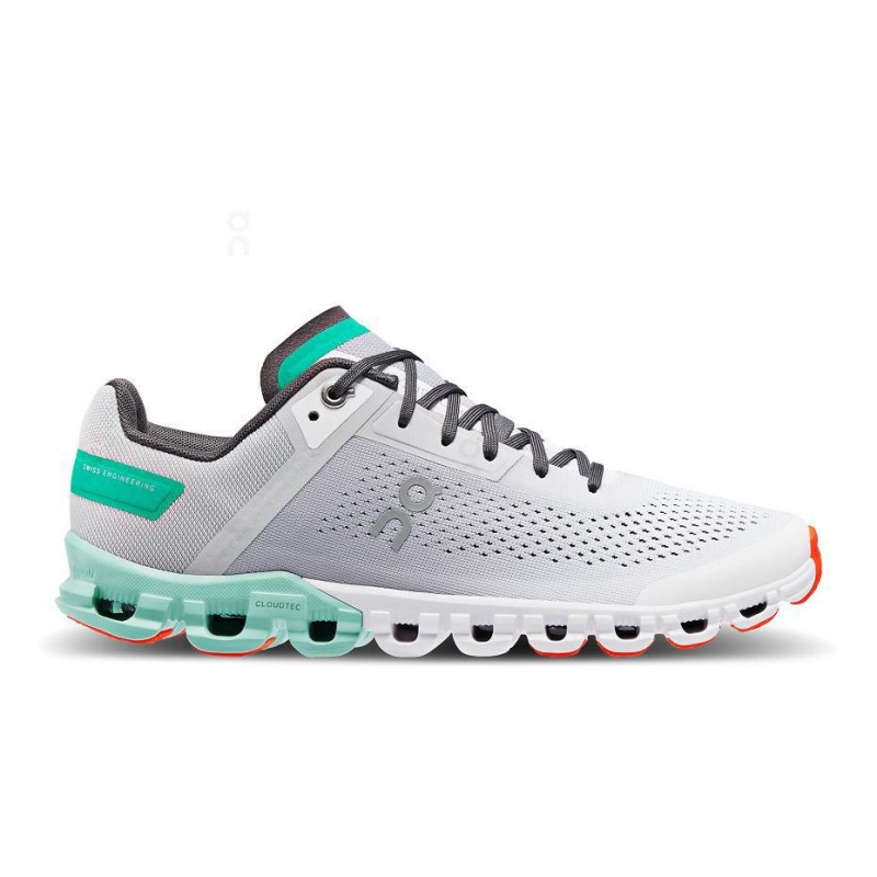 Grey / Turquoise On Cloudflow Women\'s Road Running Shoes | USA_ON1172