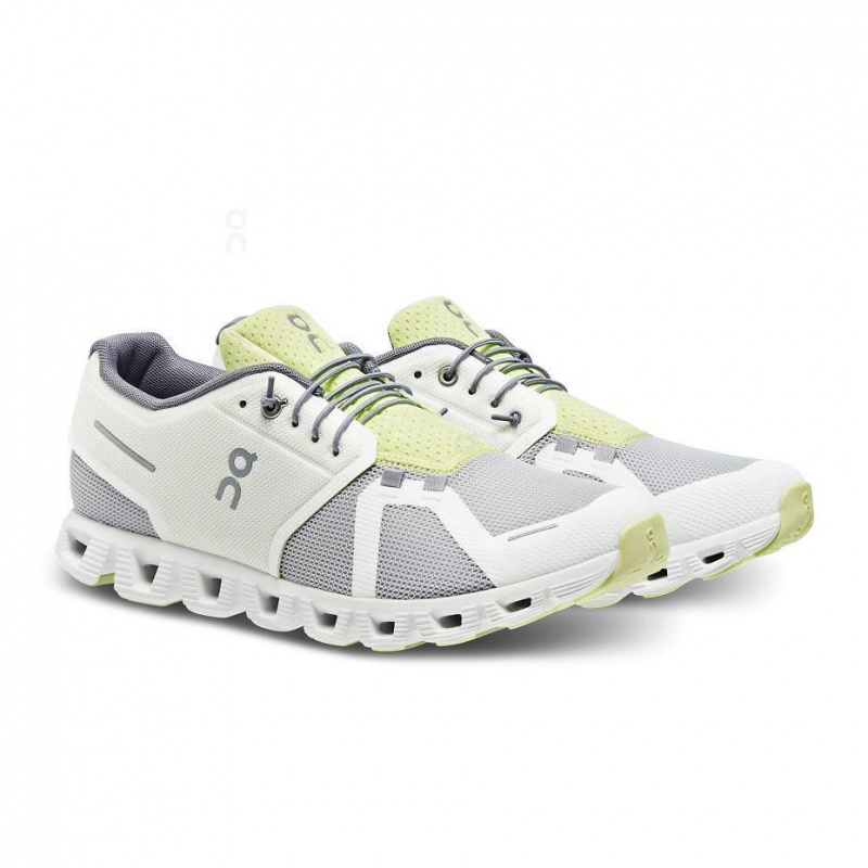 Grey / Yellow On Cloud 5 Push Men's Sneakers | USA_ON8200
