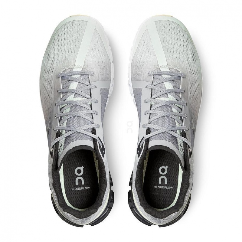 Grey / Yellow On Cloudflow Men's Road Running Shoes | USA_ON8457