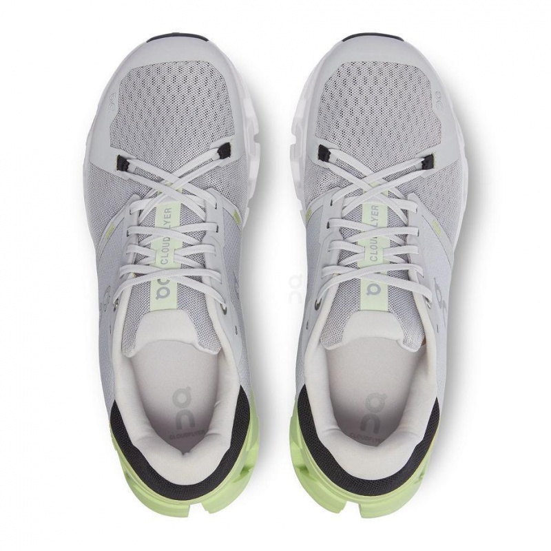 Grey / Yellow On Cloudflyer 4 Men's Road Running Shoes | USA_ON8109