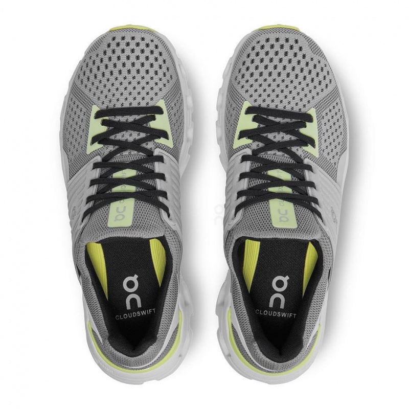 Grey / Yellow On Cloudswift Women's Road Running Shoes | USA_ON8122