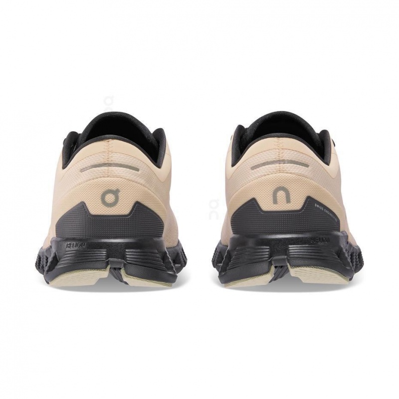 Khaki On Cloud X 3 Women's Road Running Shoes | USA_ON8619