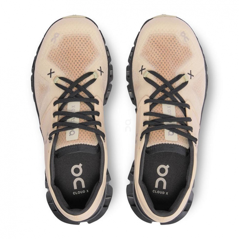Khaki On Cloud X 3 Women's Road Running Shoes | USA_ON8619