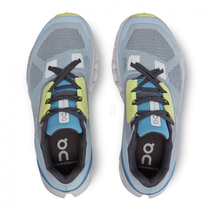 Light Blue On Cloudstratus Women's Road Running Shoes | USA_ON8241