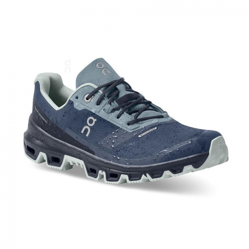 Navy On Cloudventure Waterproof Women's Hiking Shoes | USA_ON8259