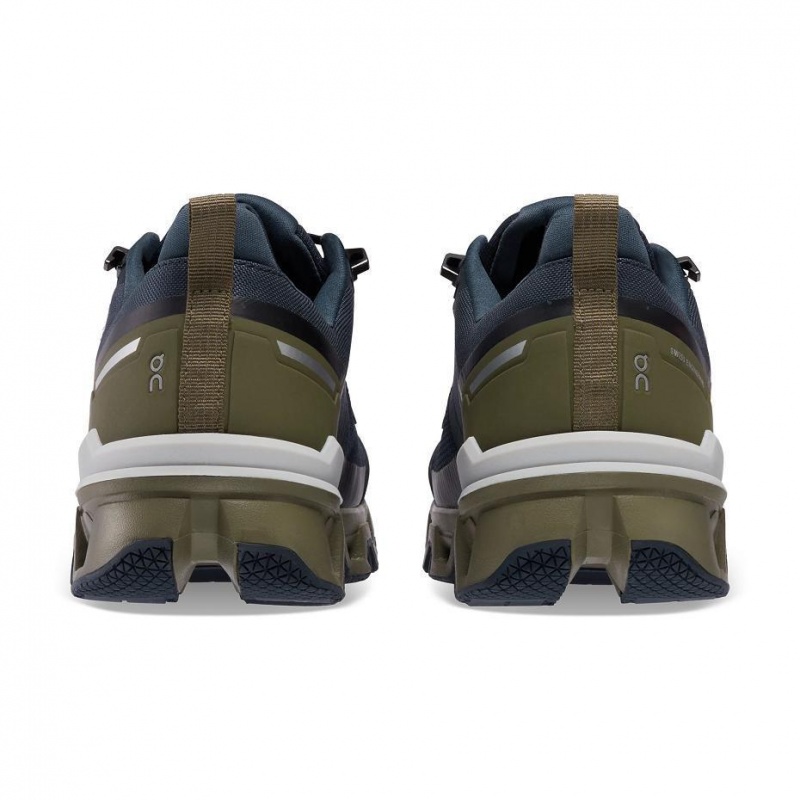 Navy On Cloudwander Waterproof Men's Hiking Shoes | USA_ON8408
