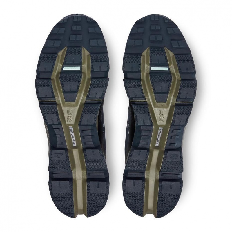 Navy On Cloudwander Waterproof Men's Hiking Shoes | USA_ON8408