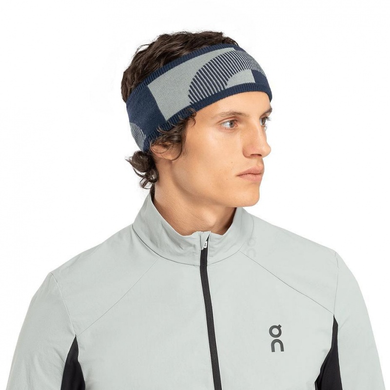 Navy On Explorer Merino Men's Headband | USA_ON8041