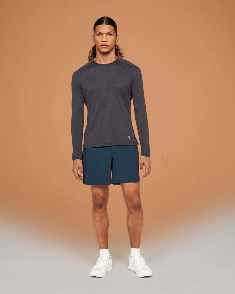 Navy On Lightweight Men's Shorts | USA_ON8230