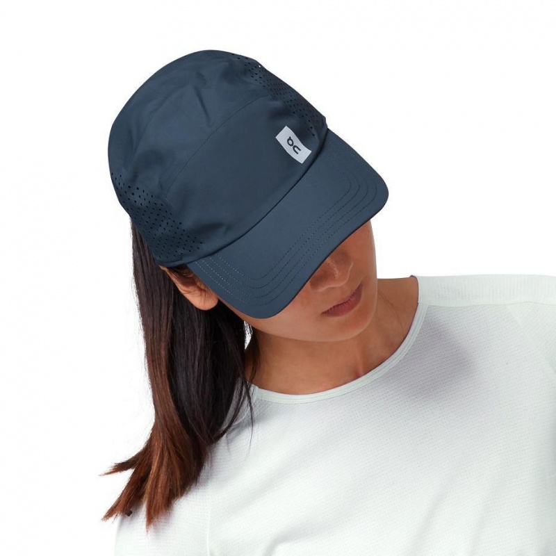 Navy On Lightweight Women's Caps | USA_ON9011