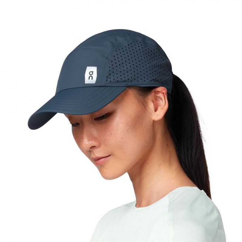 Navy On Lightweight Women\'s Caps | USA_ON9011