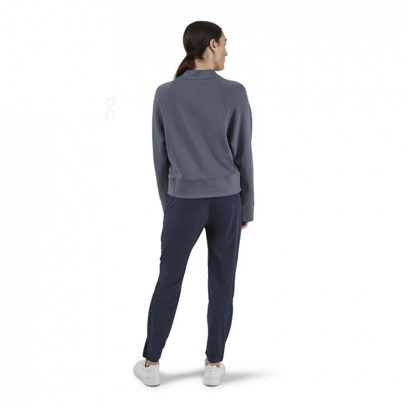 Navy On Lightweight Women's Pants | USA_ON9118