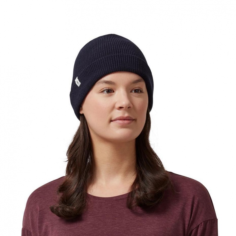 Navy On Merino Men's Beanie | USA_ON8907