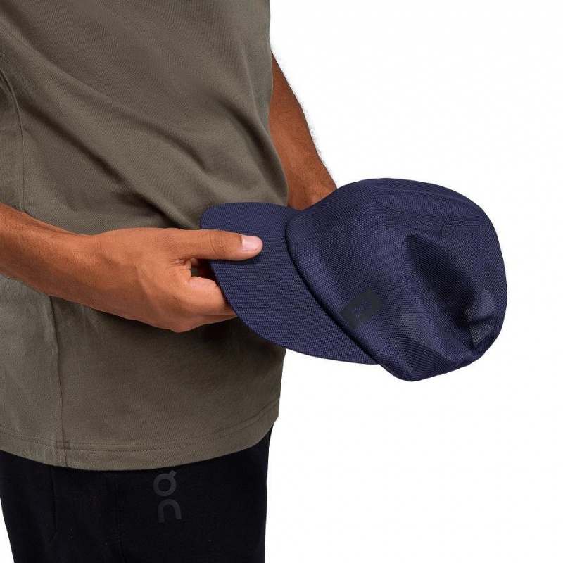 Navy On Moulded Women's Caps | USA_ON8466