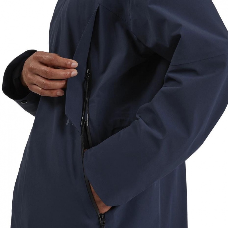 Navy On Parka Women's Jackets | USA_ON8970