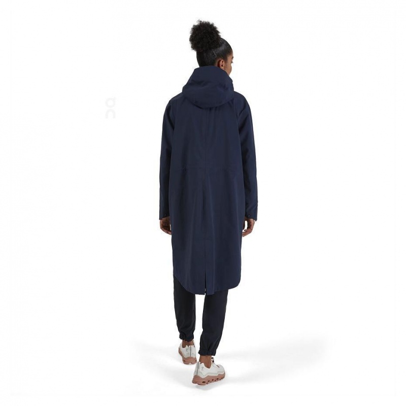 Navy On Parka Women's Jackets | USA_ON8970