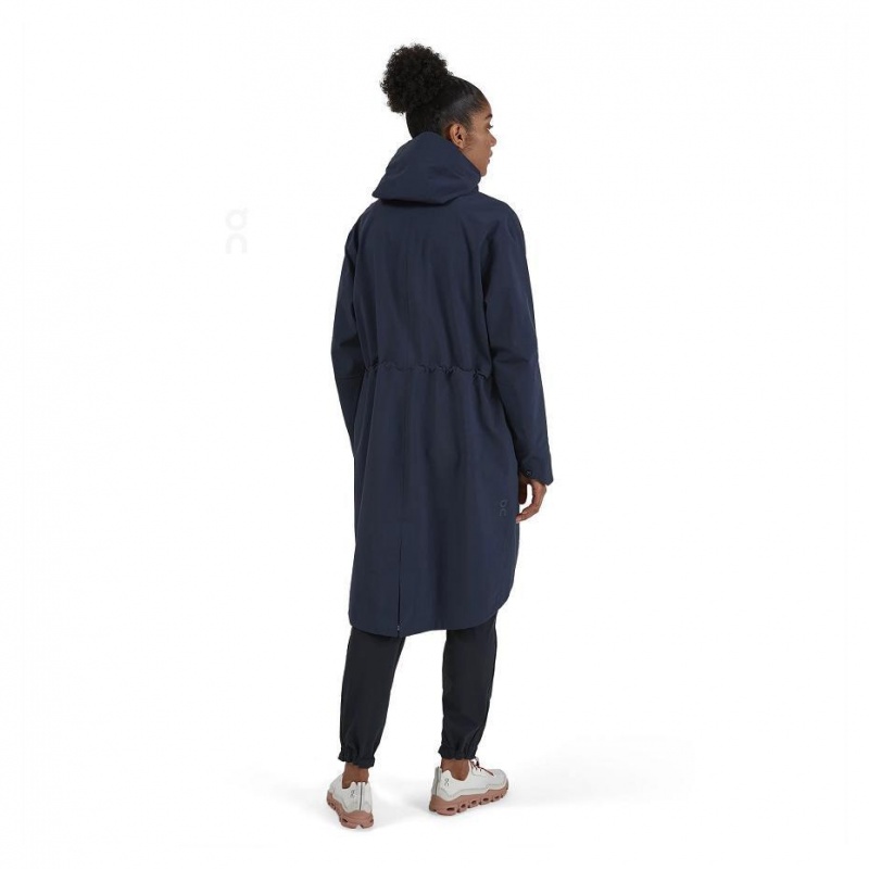 Navy On Parka Women's Jackets | USA_ON8970