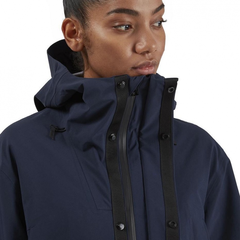 Navy On Parka Women's Jackets | USA_ON8970