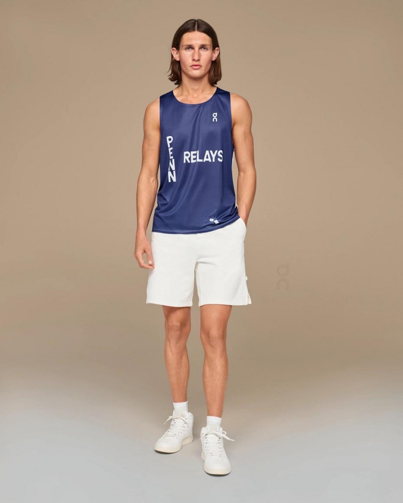 Navy On Penn Relays Singlet Men's Tank | USA_ON8168