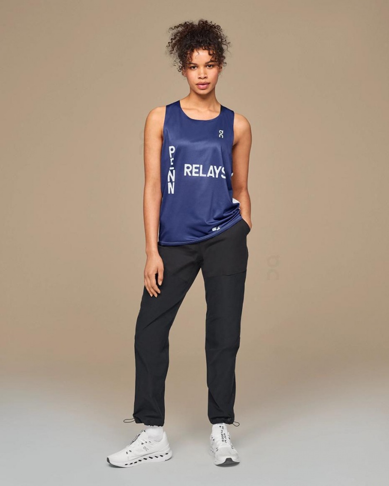 Navy On Penn Relays Singlet Men's Tank | USA_ON8168