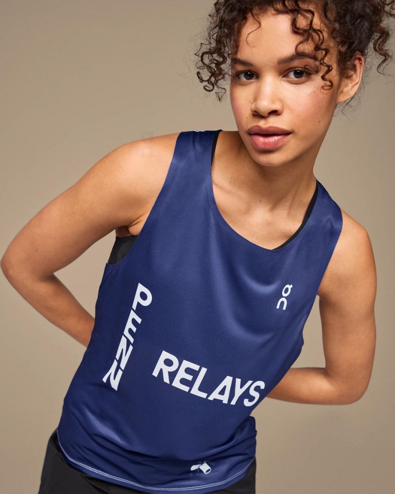 Navy On Penn Relays Singlet Men's Tank | USA_ON8168