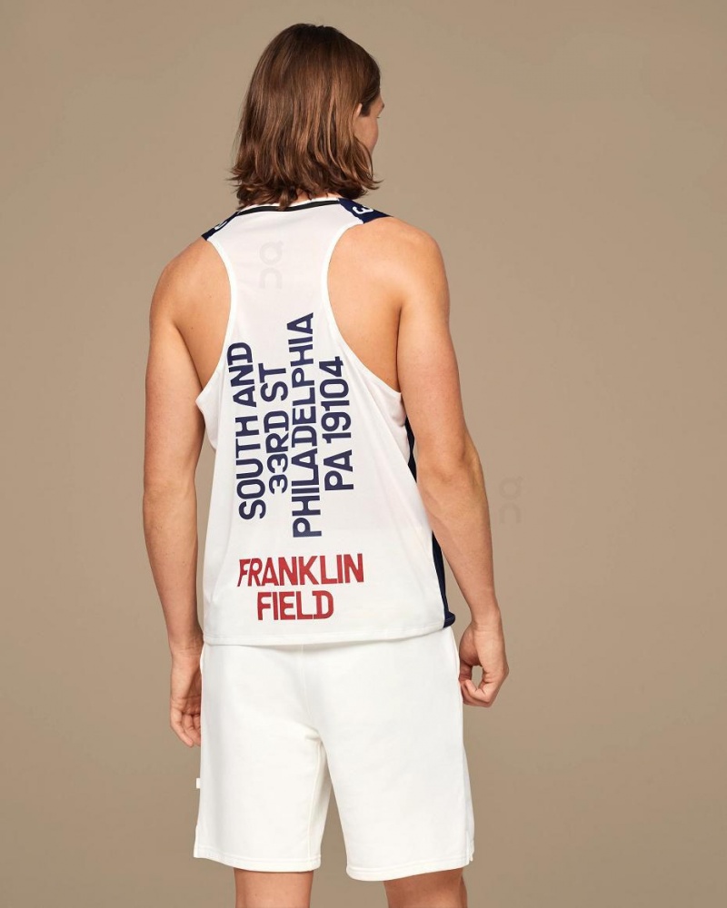 Navy On Penn Relays Singlet Men's Tank | USA_ON8168