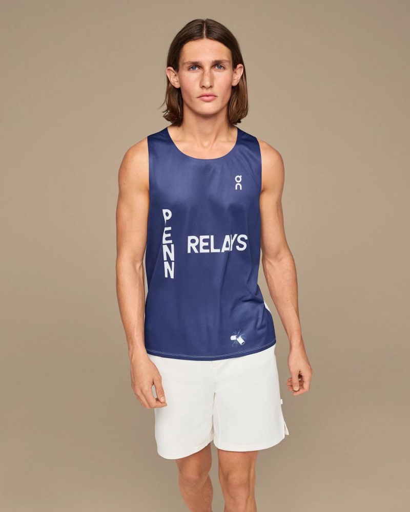 Navy On Penn Relays Singlet Men\'s Tank | USA_ON8168