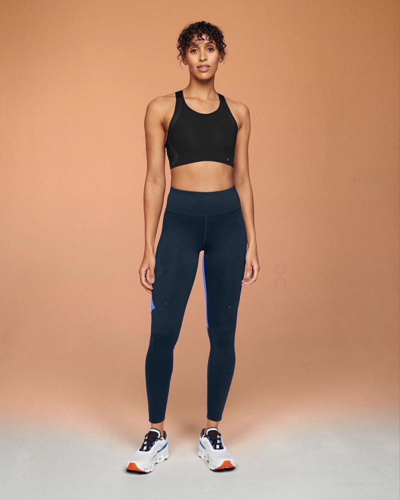 Navy On Performance Women's Tights | USA_ON8289