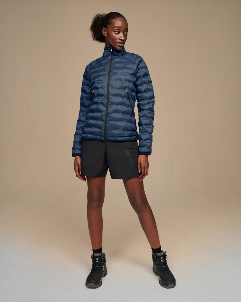 Navy On Switch Women's Jackets | USA_ON8267