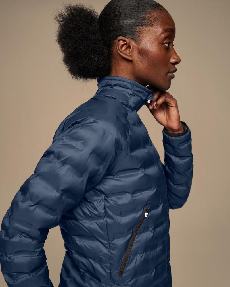 Navy On Switch Women's Jackets | USA_ON8267