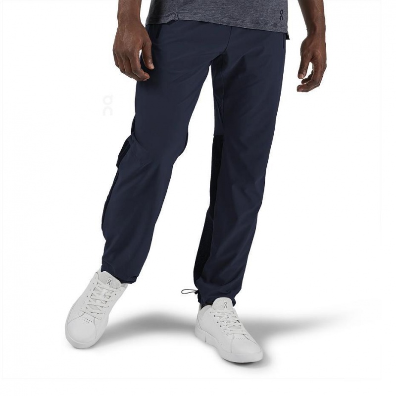 Navy On Track Men\'s Pants | USA_ON8570