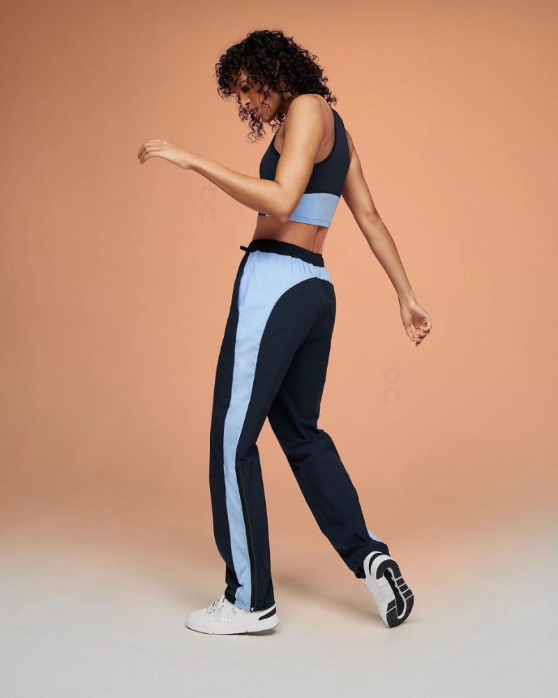 Navy On Track Women's Pants | USA_ON8516