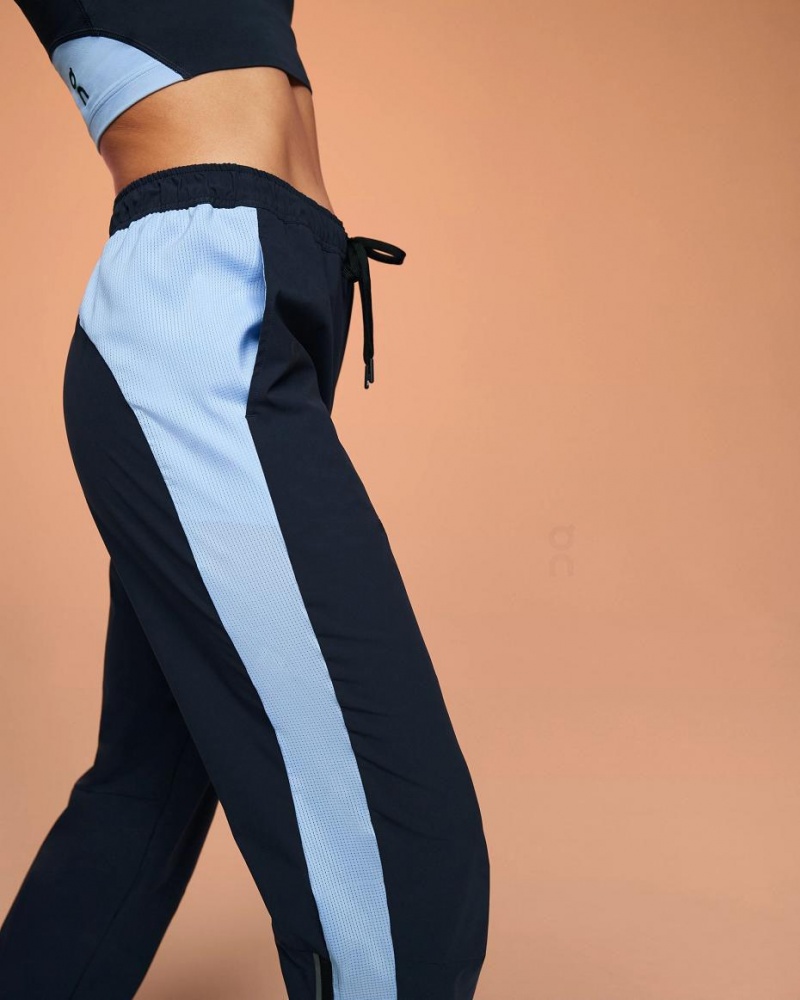 Navy On Track Women's Pants | USA_ON8516
