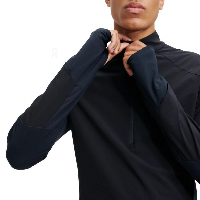 Navy On Trail Breaker Men's T-shirts | USA_ON8995