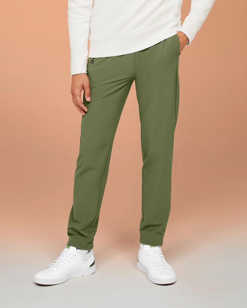 Olive On Active Men\'s Pants | USA_ON8794