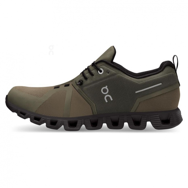 Olive On Cloud 5 Waterproof Men's Sneakers | USA_ON8293
