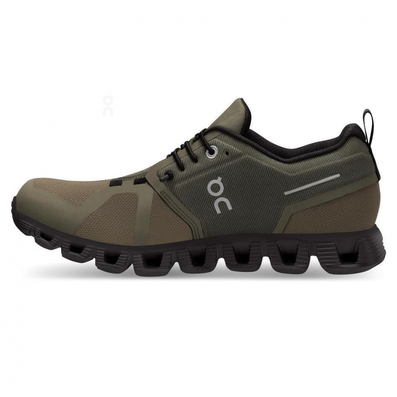 Olive On Cloud 5 Waterproof Women's Sneakers | USA_ON8406