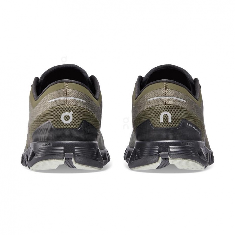 Olive On Cloud X 3 Men's Road Running Shoes | USA_ON9020